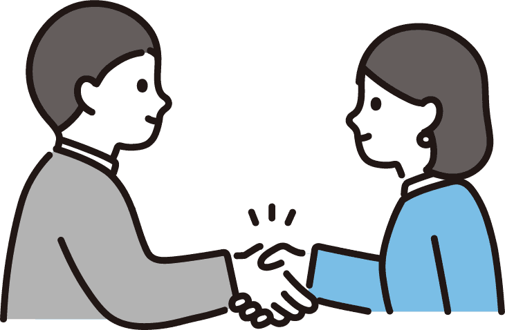 企業の採用担当者